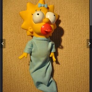 Vintage 1990 Maggie Simpson Sweet Sucking Doll